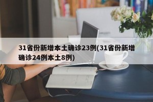 31省份新增本土确诊23例(31省份新增确诊24例本土8例)